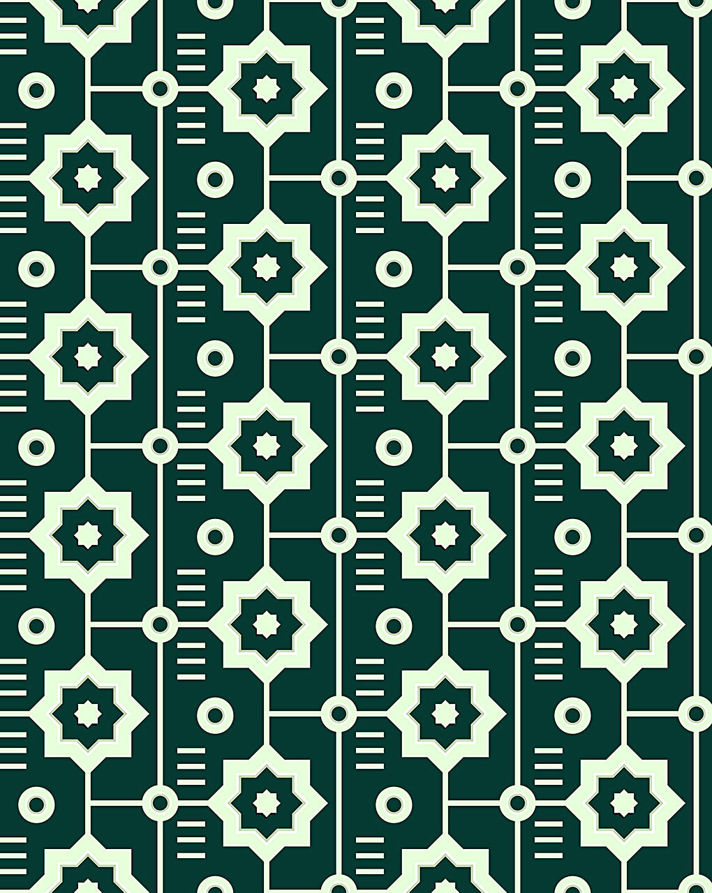 Geometric Screen Print