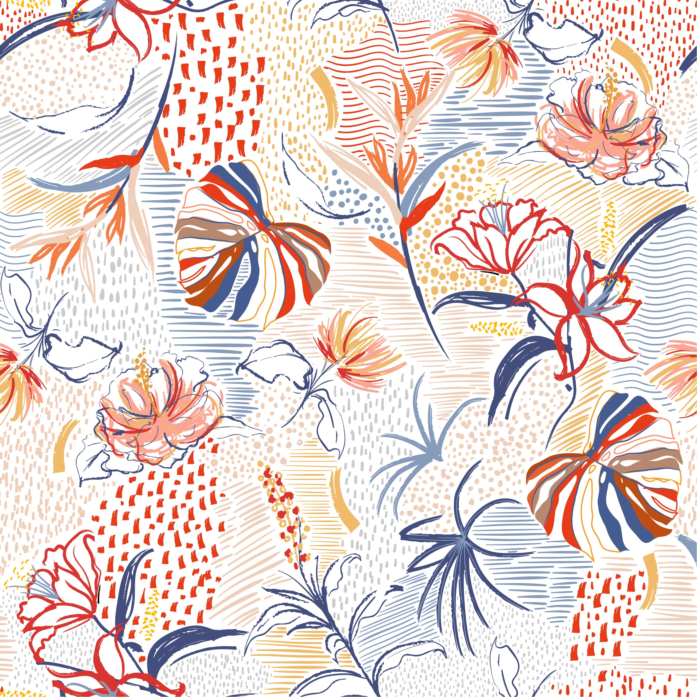 Abstract/Floral Digital Print