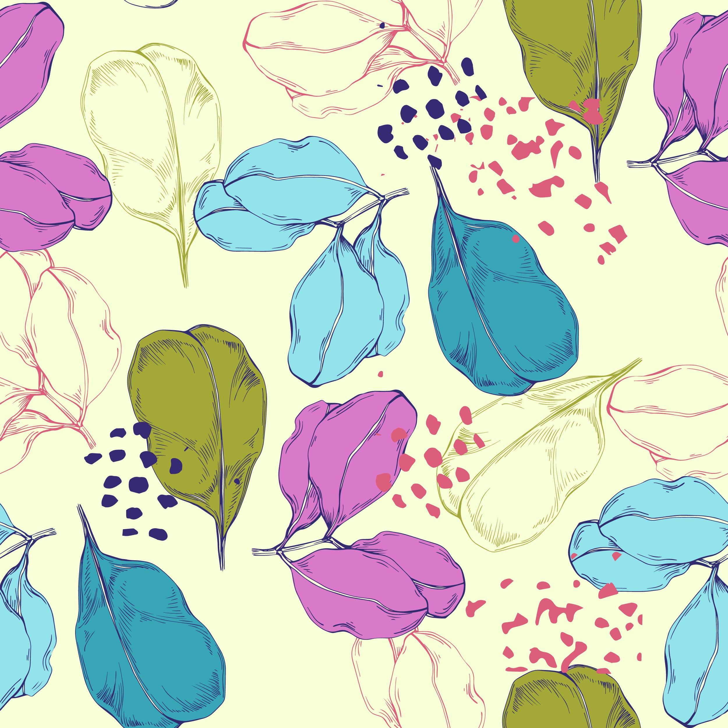 Abstract/Floral Digital Print