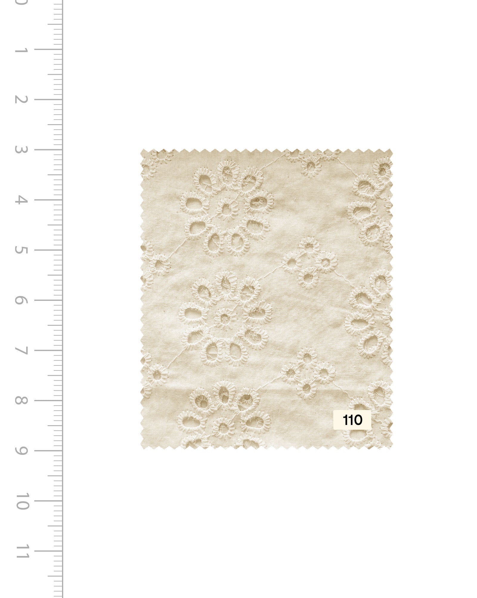 Schiffli Embroidery Cotton Fabric 46" (Greige) - 005 Online