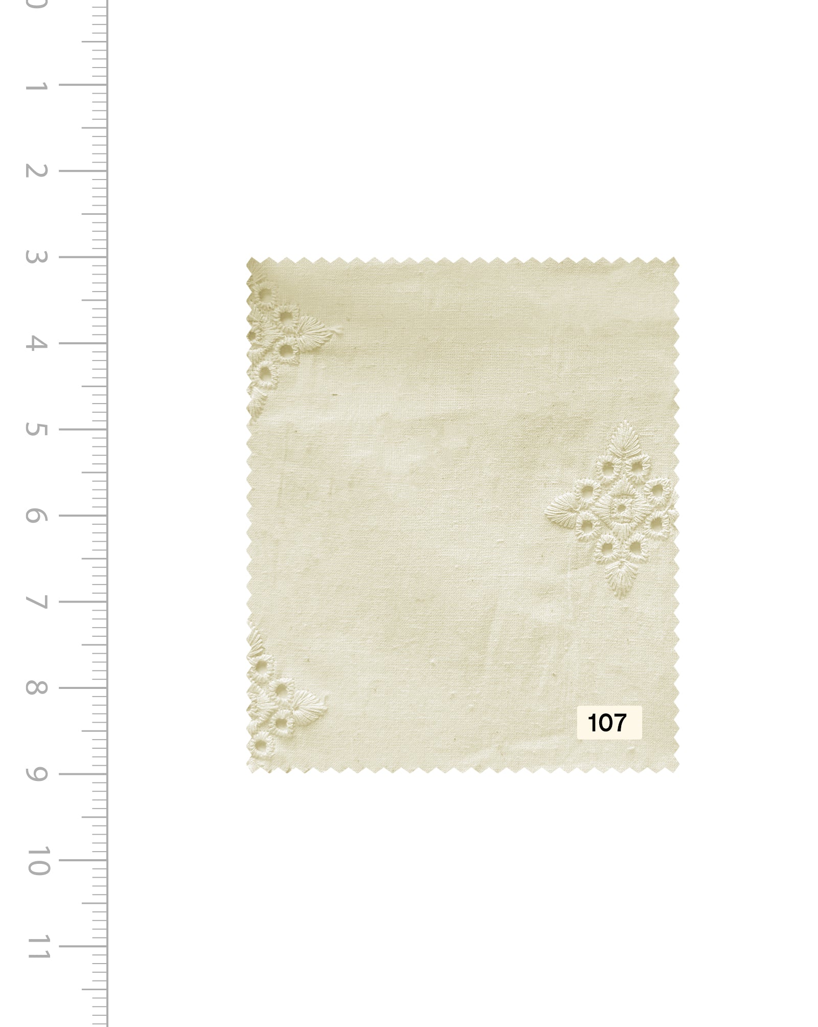 Order Schiffli Embroidery Cotton Fabric 46 (Greige) - 007 Online