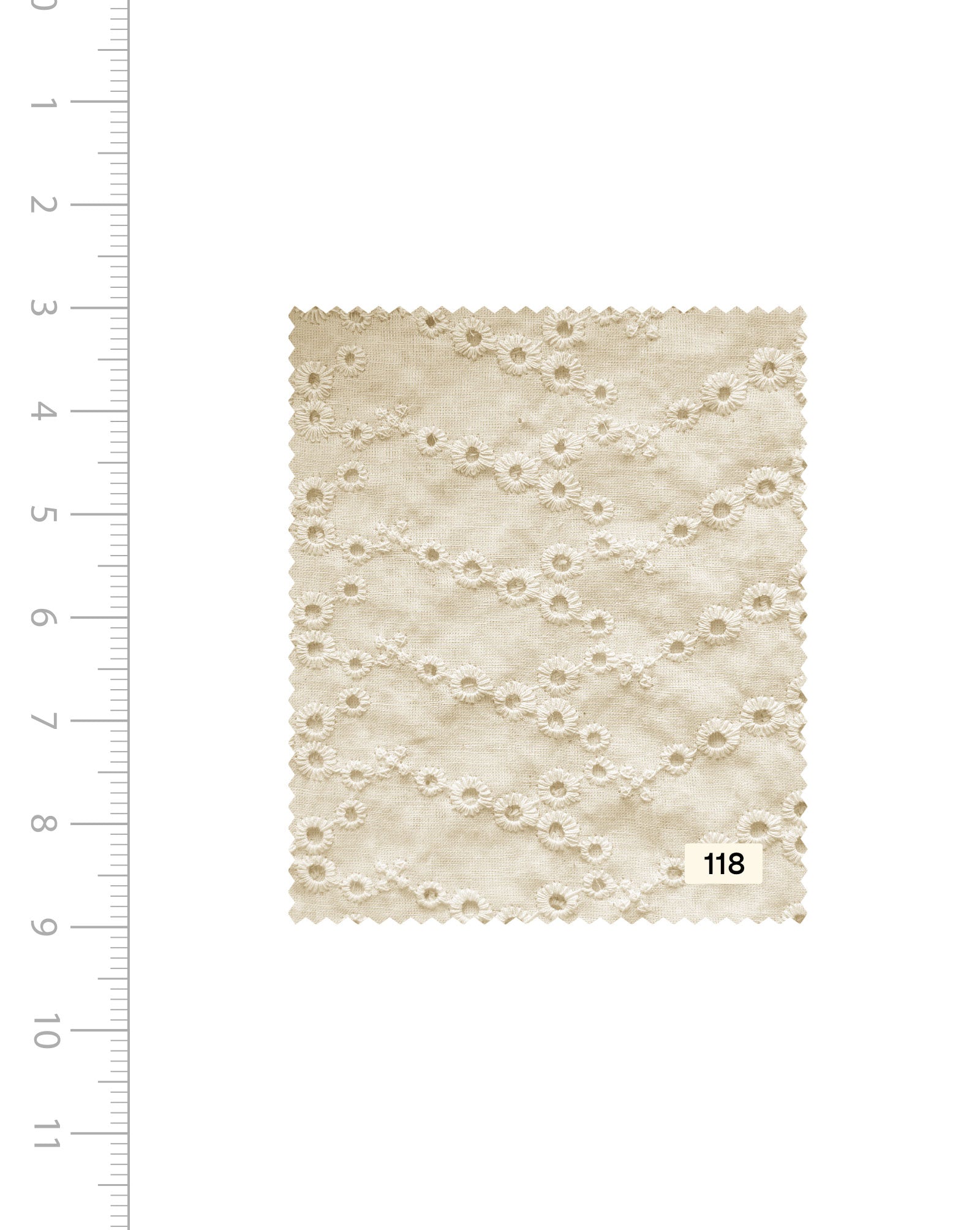 Order Schiffli Embroidery Cotton Fabric (Greige) - 004 Online