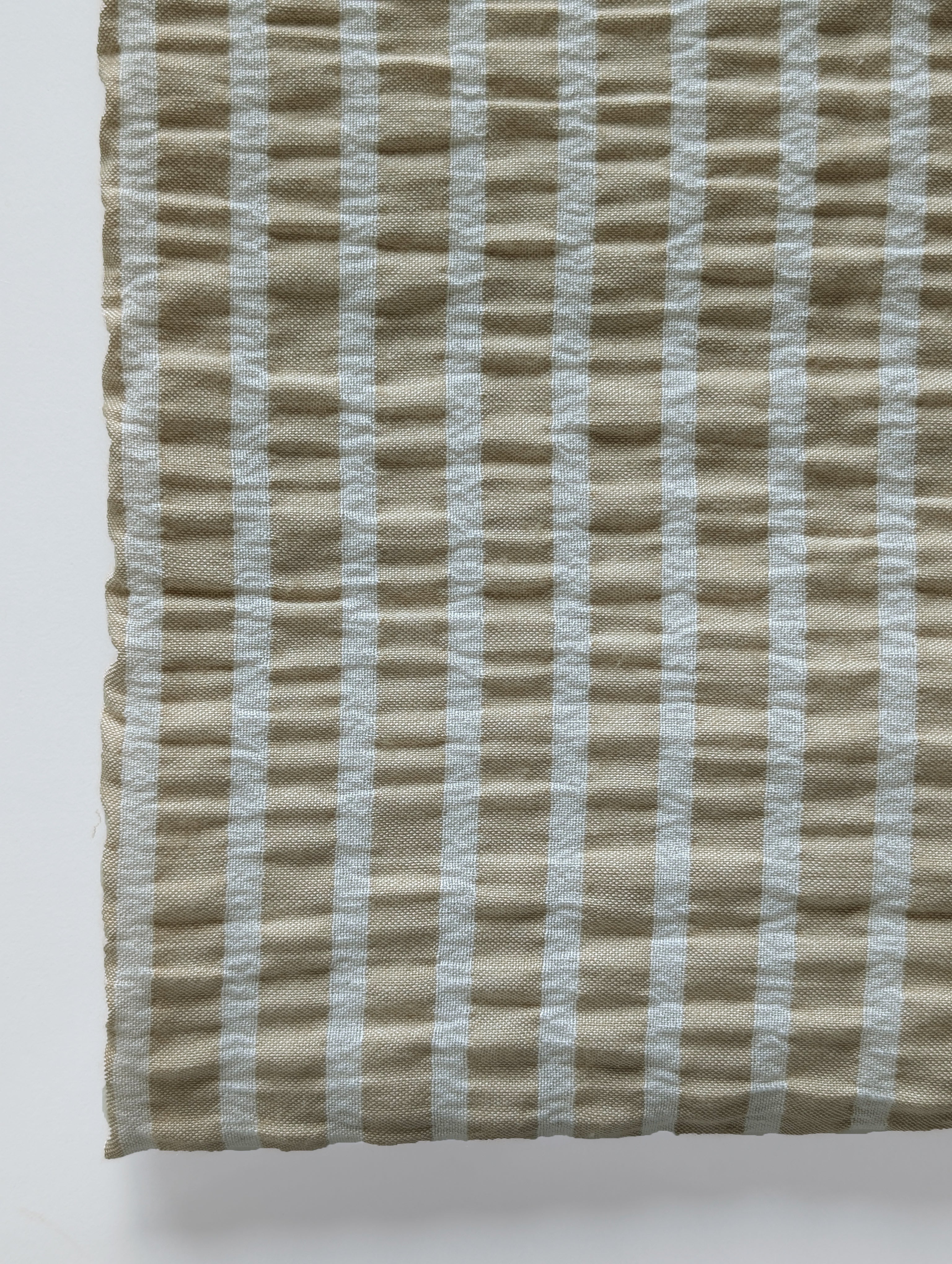 Seersucker Blended Cotton Yarn Dyed Fabric Buy Now