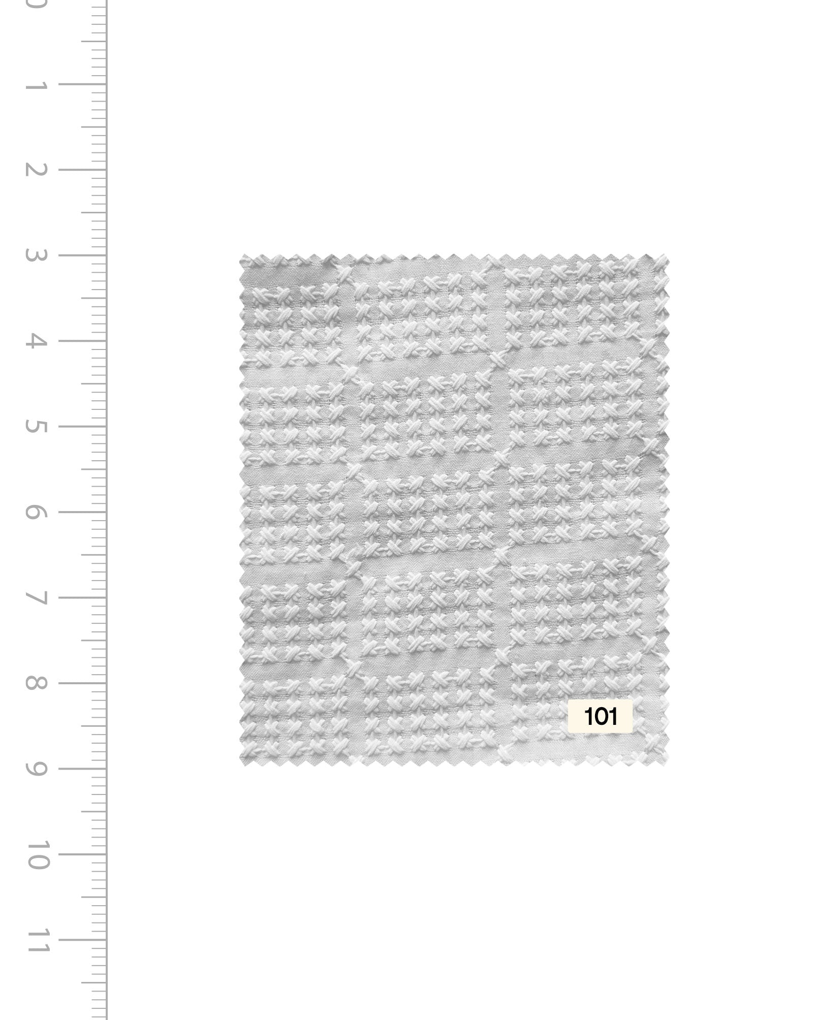 Schiffli Blended Cotton Embroidery Fabric (Bleached) Online