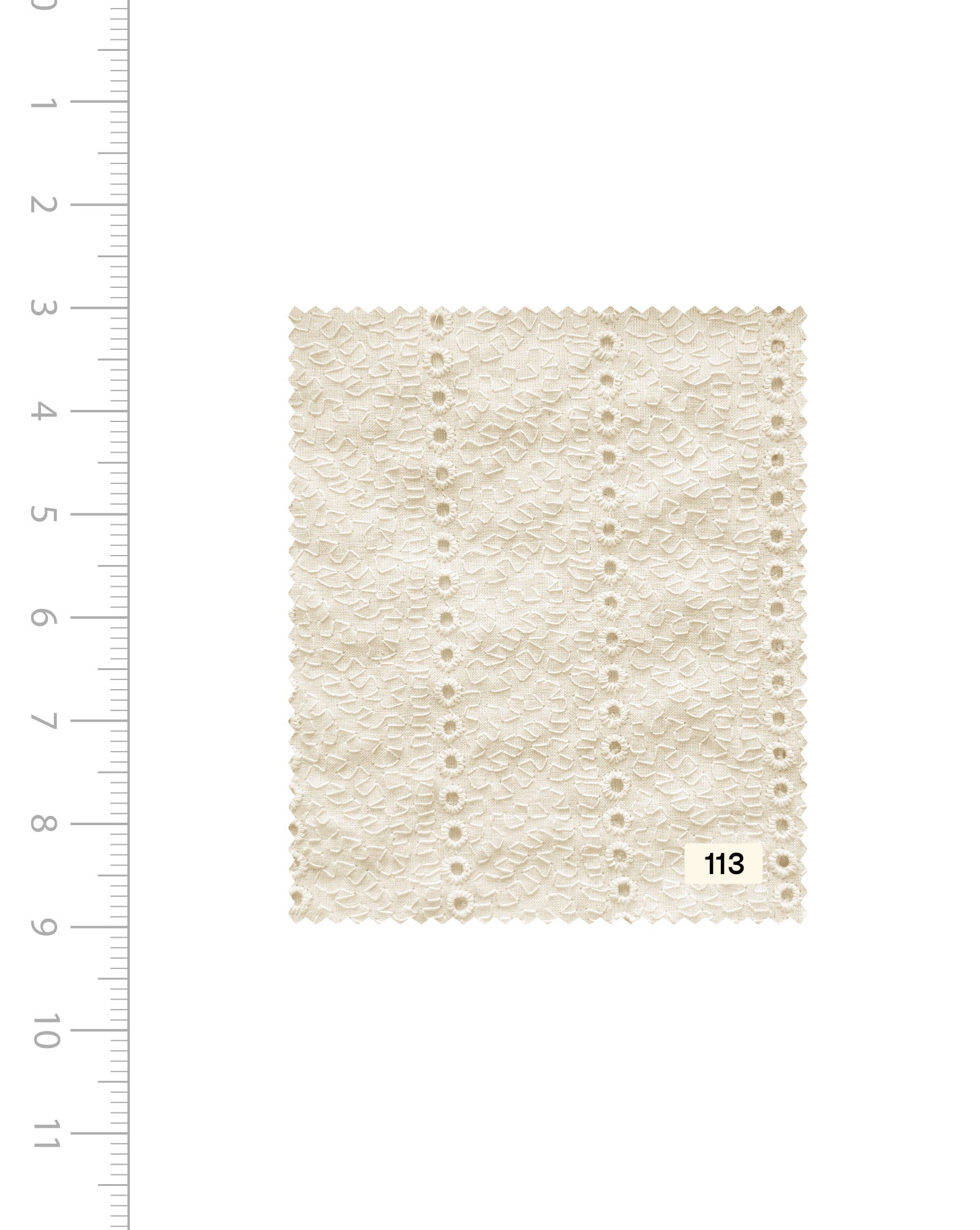 Shop Schiffli Embroidery Cotton Fabric (Greige) - 004 Now