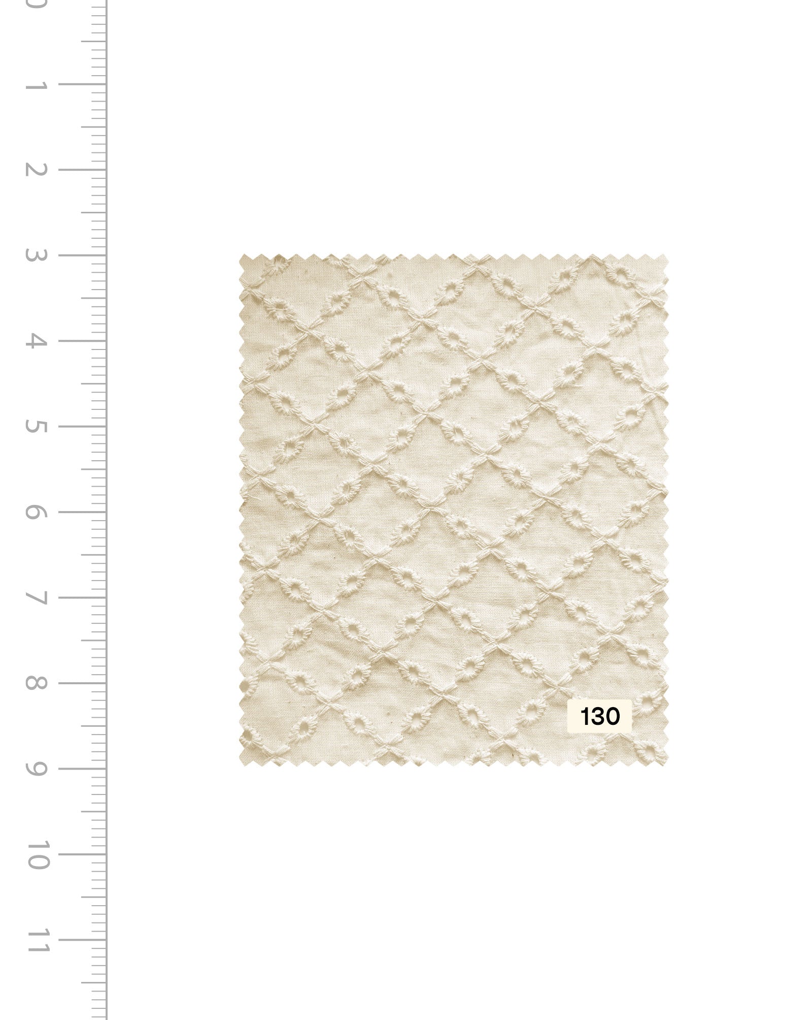 Buy Schiffli Embroidery Cotton Fabric (Greige) - 004 online