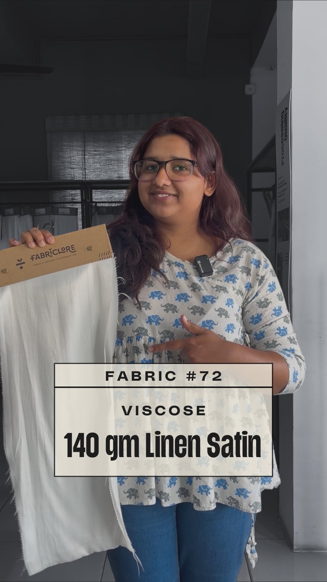 140 gm Linen satin