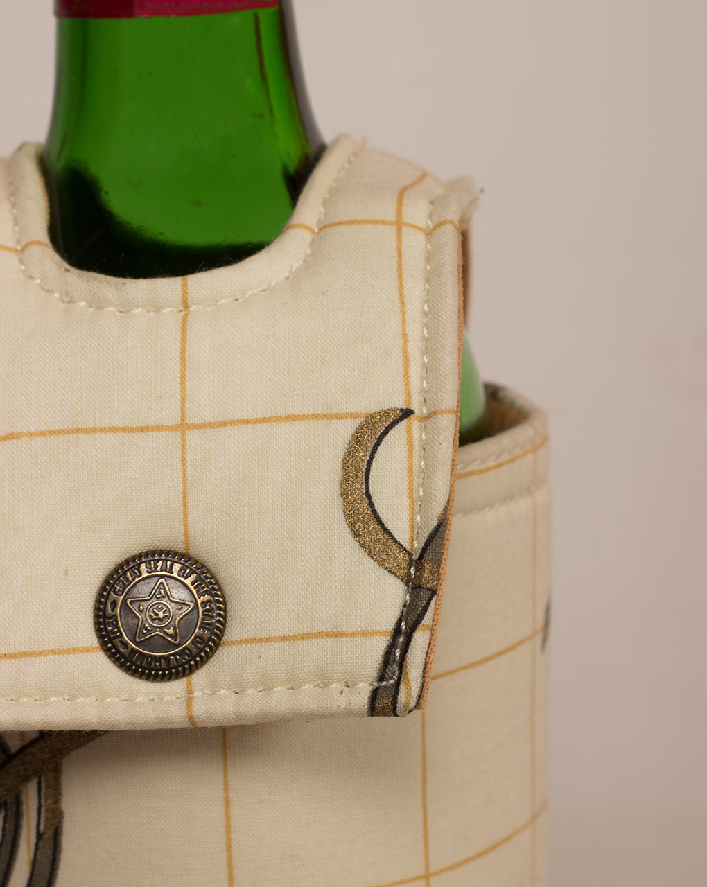 Handcrafted Wine Bottle Cover - Fabriclore.com