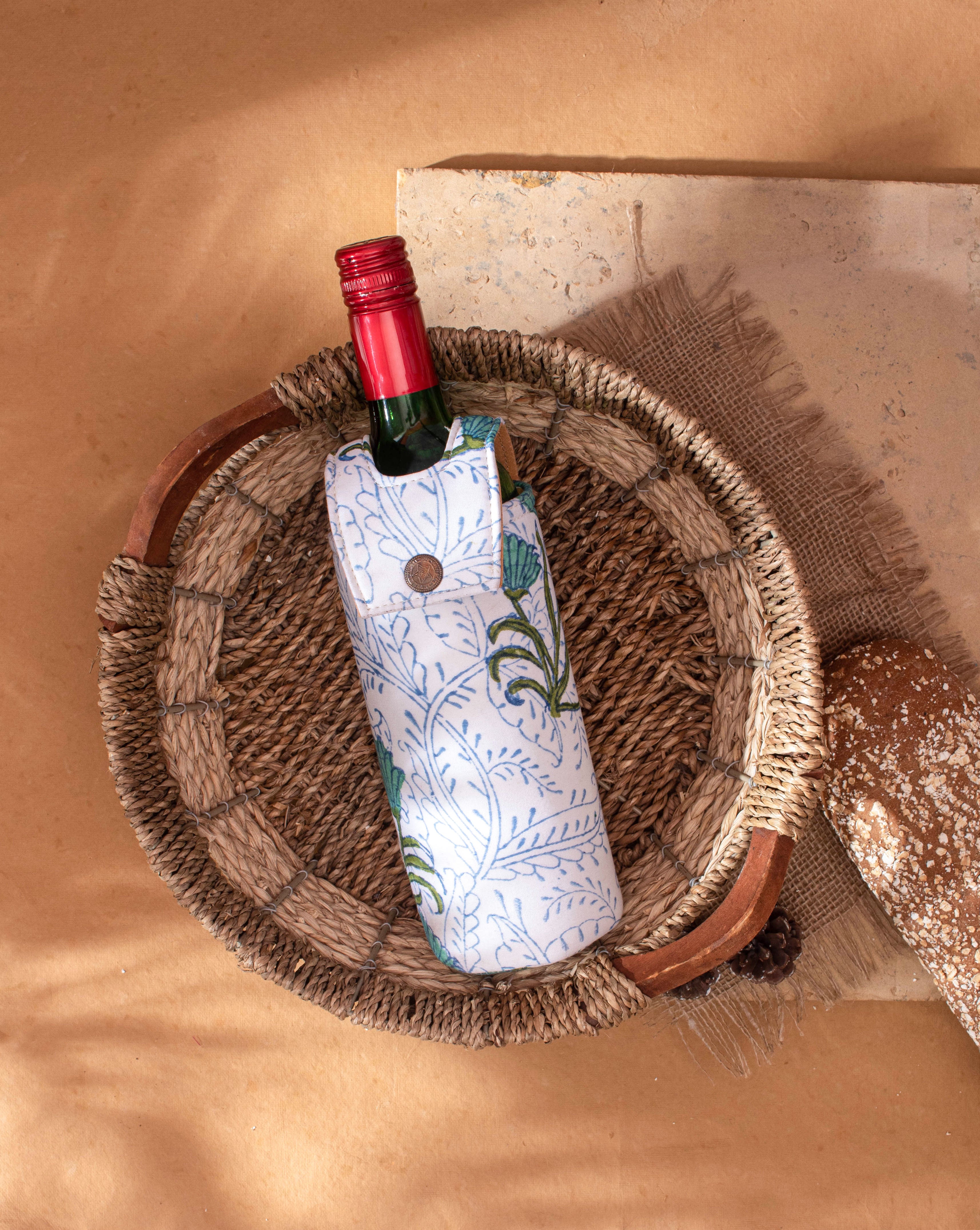 Handcrafted Wine Bottle Cover - Fabriclore.com