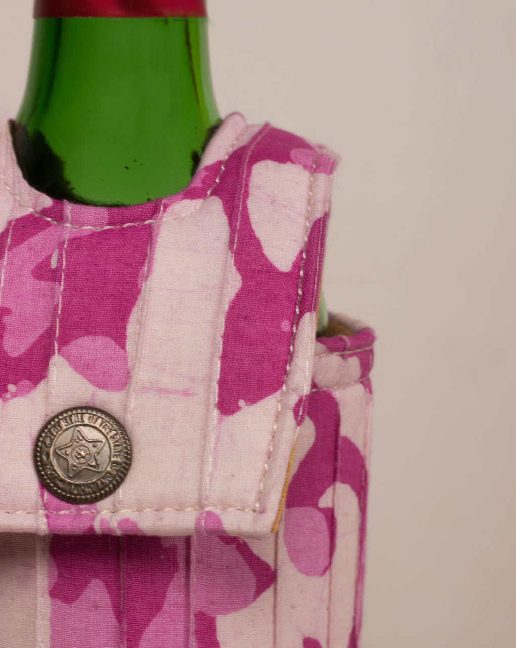Handcrafted Wine Bottle Cover - Fabriclore.com