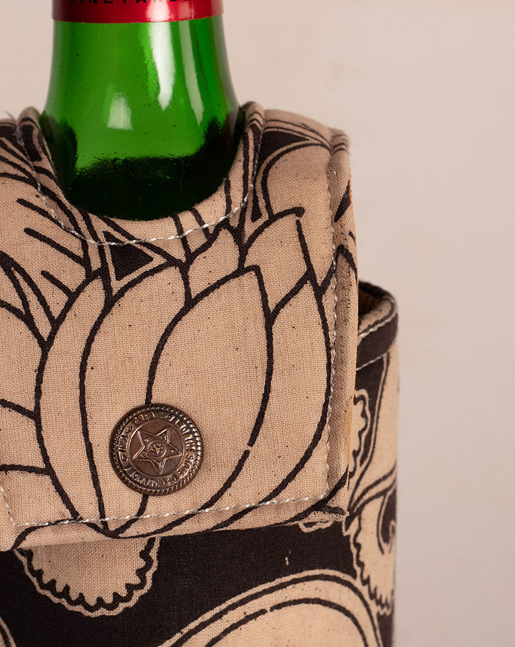 Handcrafted Wine Bottle Cover - Fabriclore.com