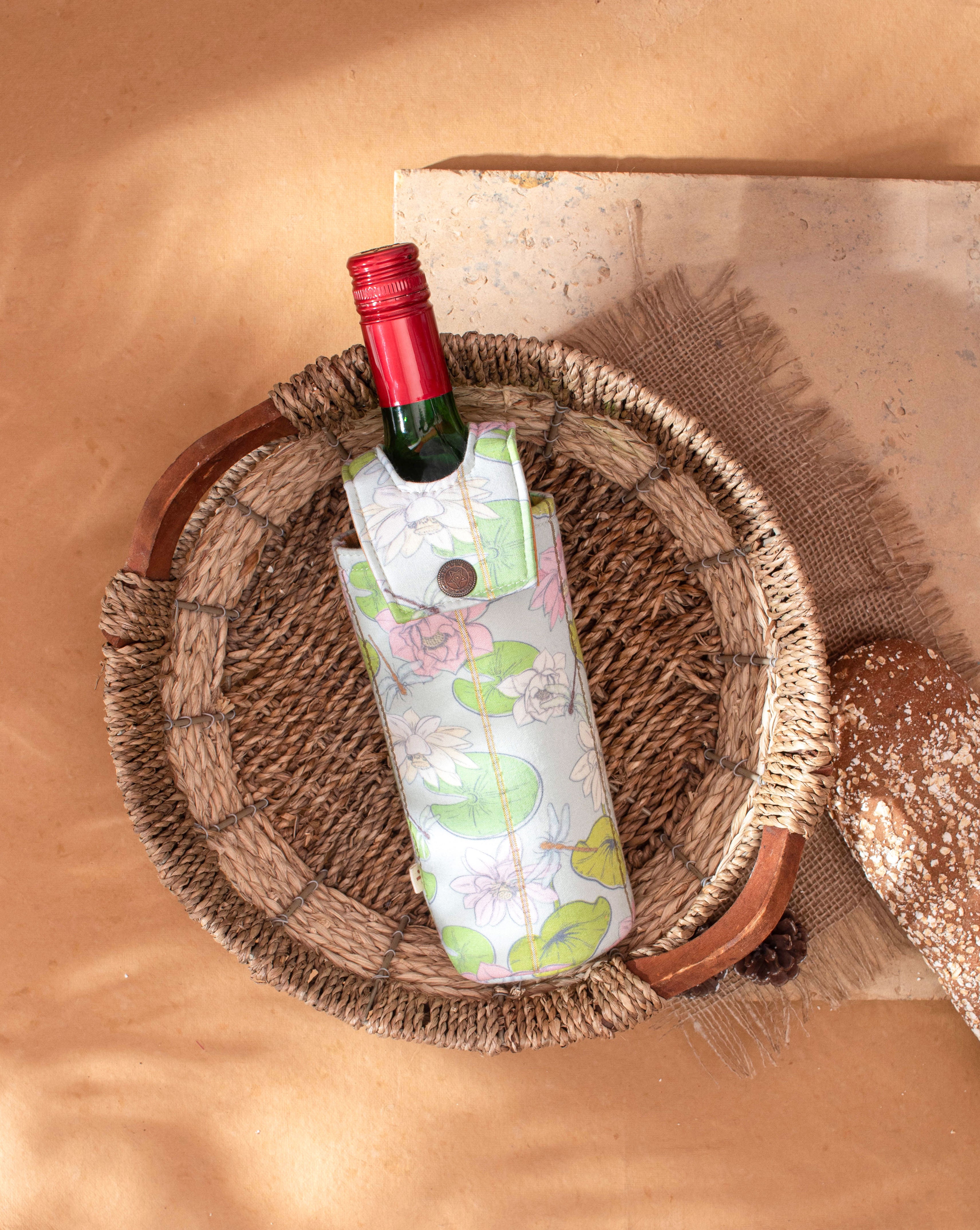 Handcrafted Wine Bottle Cover - Fabriclore.com
