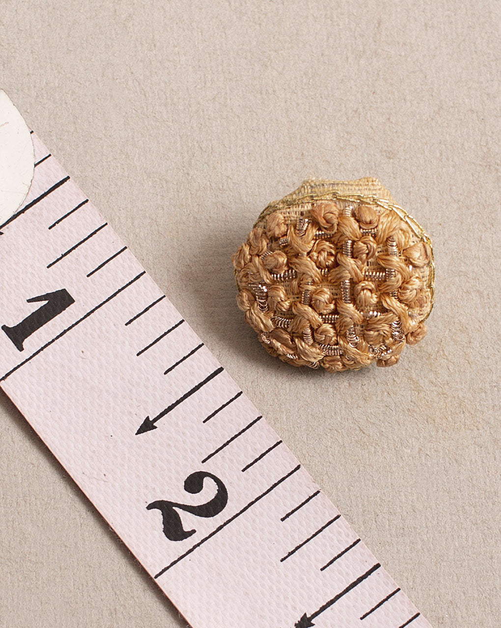 French Knot Hand Embroiderd Button ( Single Piece ) - Fabriclore.com