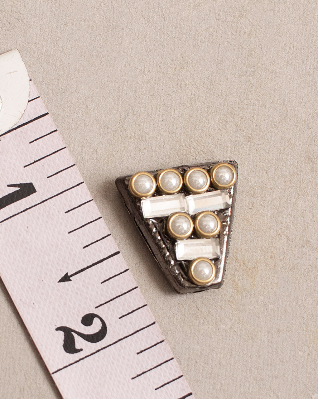 Handcrafted Embellished Metal Button ( Single Piece ) - Fabriclore.com