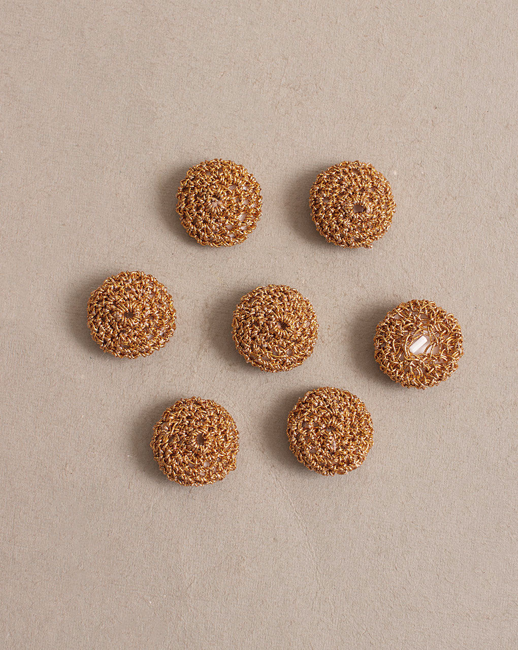 French Knot Hand Embroiderd Button ( Single Piece ) - Fabriclore.com