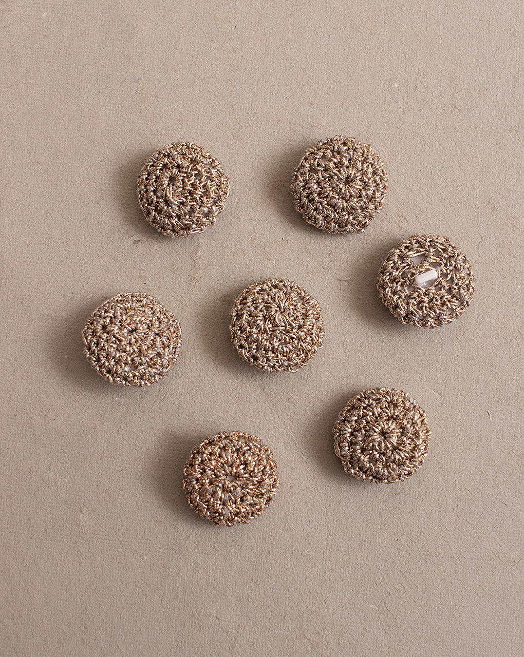 French Knot Hand Embroiderd Button ( Single Piece ) - Fabriclore.com