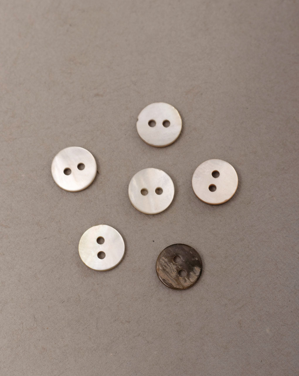 Natural Shell Handmade Buttons ( Set Of 6 ) - Fabriclore.com