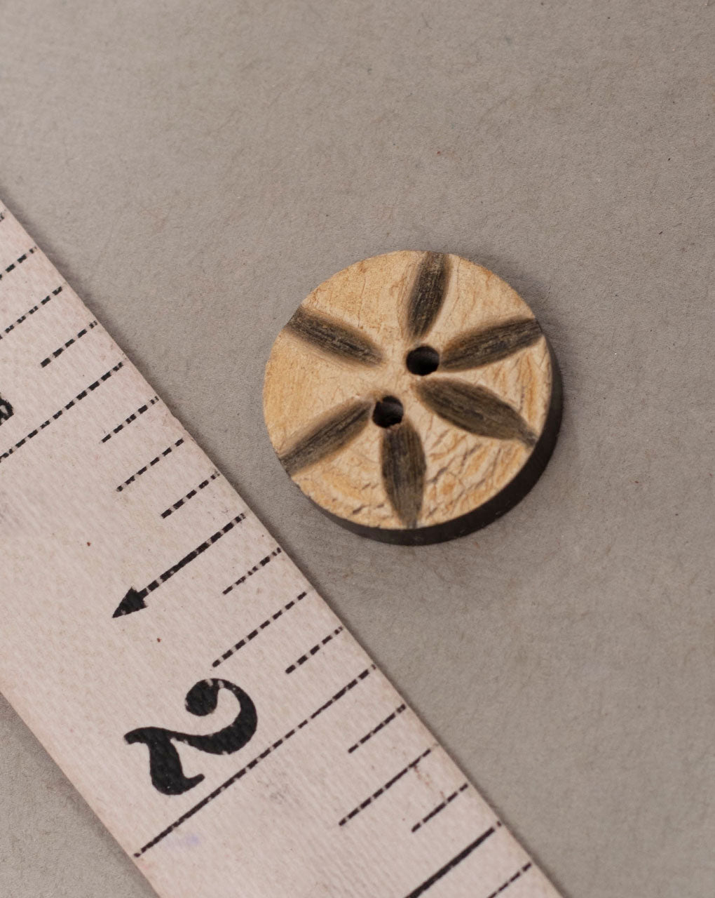 Engraved Horn Buttons ( Set Of 6 ) - Fabriclore.com