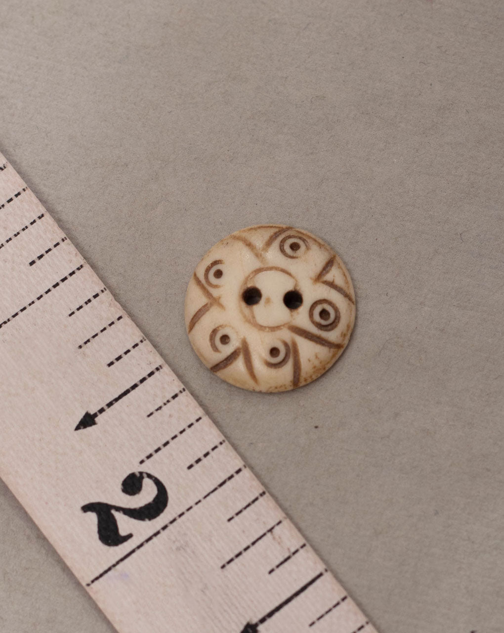 Engraved Bone Buttons ( Set Of 6 ) - Fabriclore.com