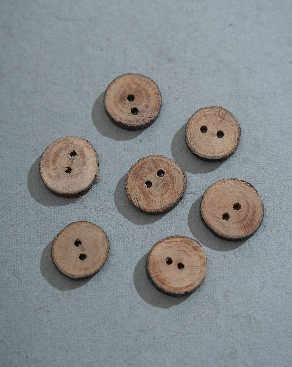 Hand Crafted Wooden Button ( Set Of 5 ) - Fabriclore.com