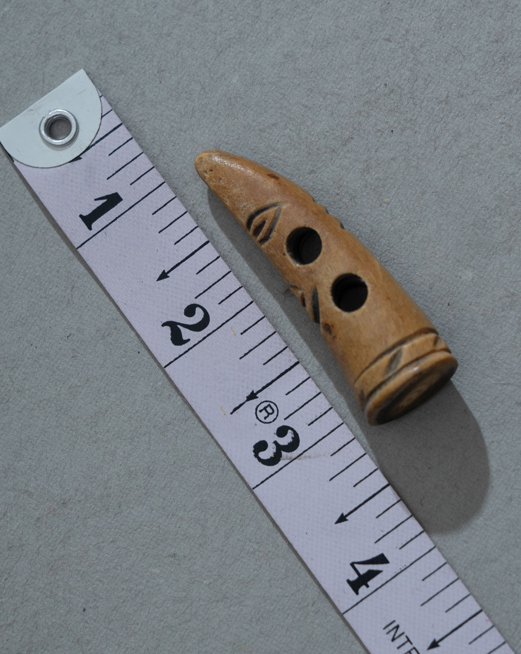 Hand Carved Horn Toggle Button - Fabriclore.com