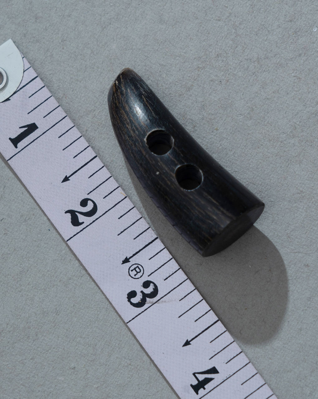 Hand Carved Horn Toggle Button - Fabriclore.com