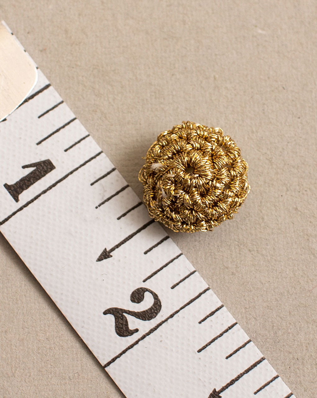 Zari Crochet Hand Embroidered Button ( Single Piece ) - Fabriclore.com