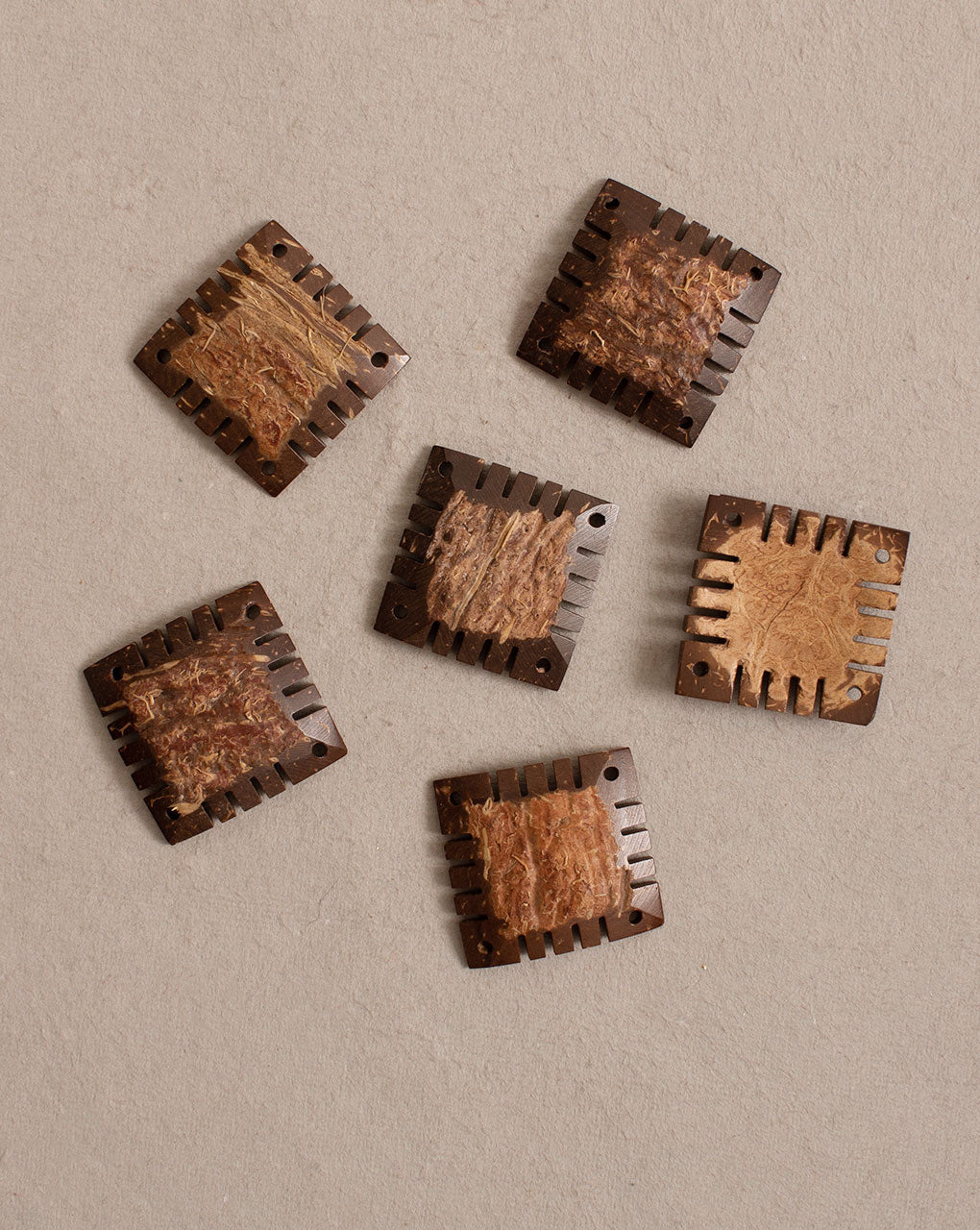 Hand Carved Coconut Button ( Single Piece ) - Fabriclore.com