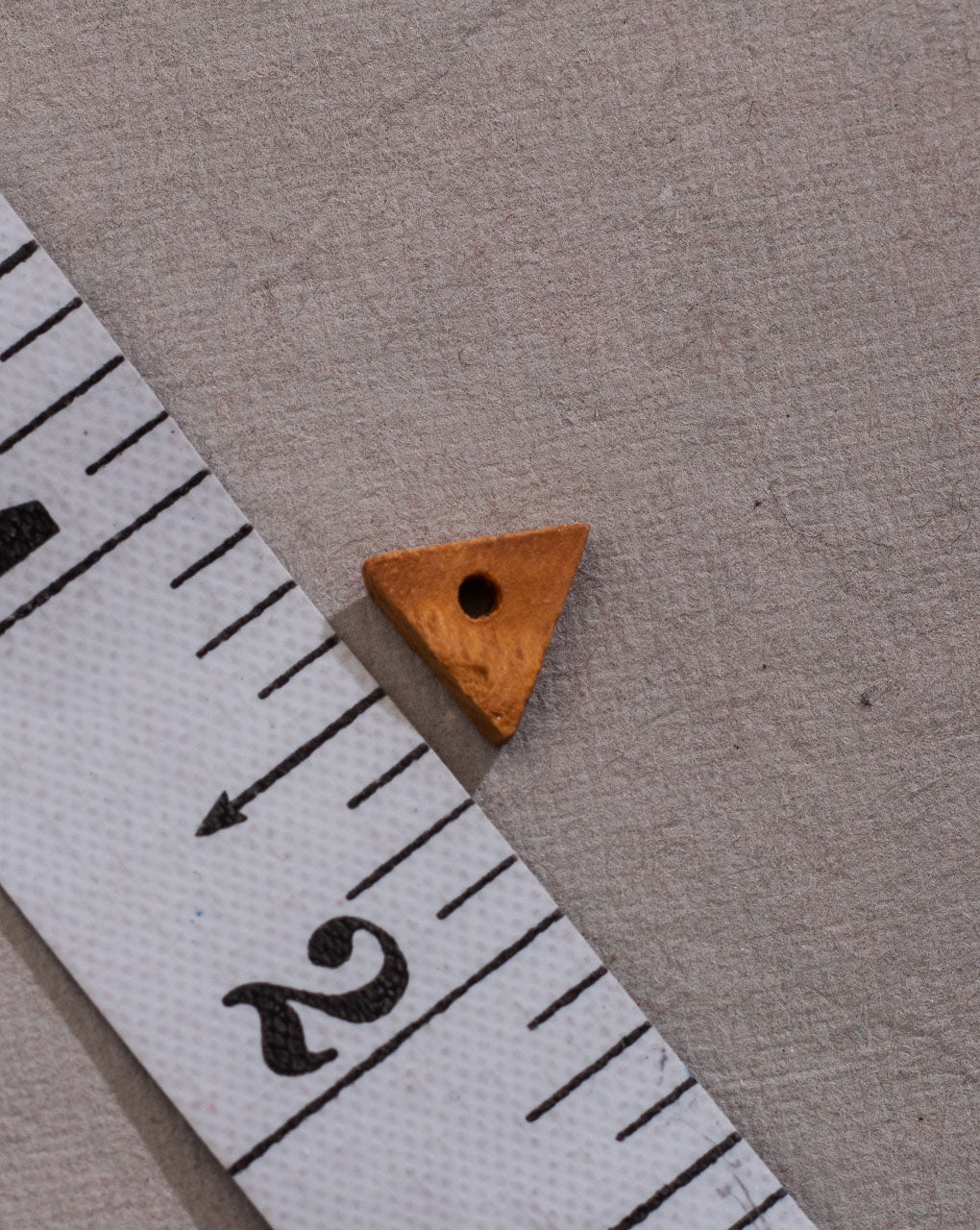 Triangle Wood Button ( Set Of 5 )