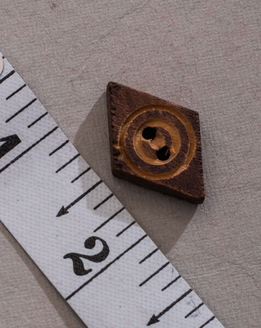 Hand Carved Wood Button ( Set Of 5 )