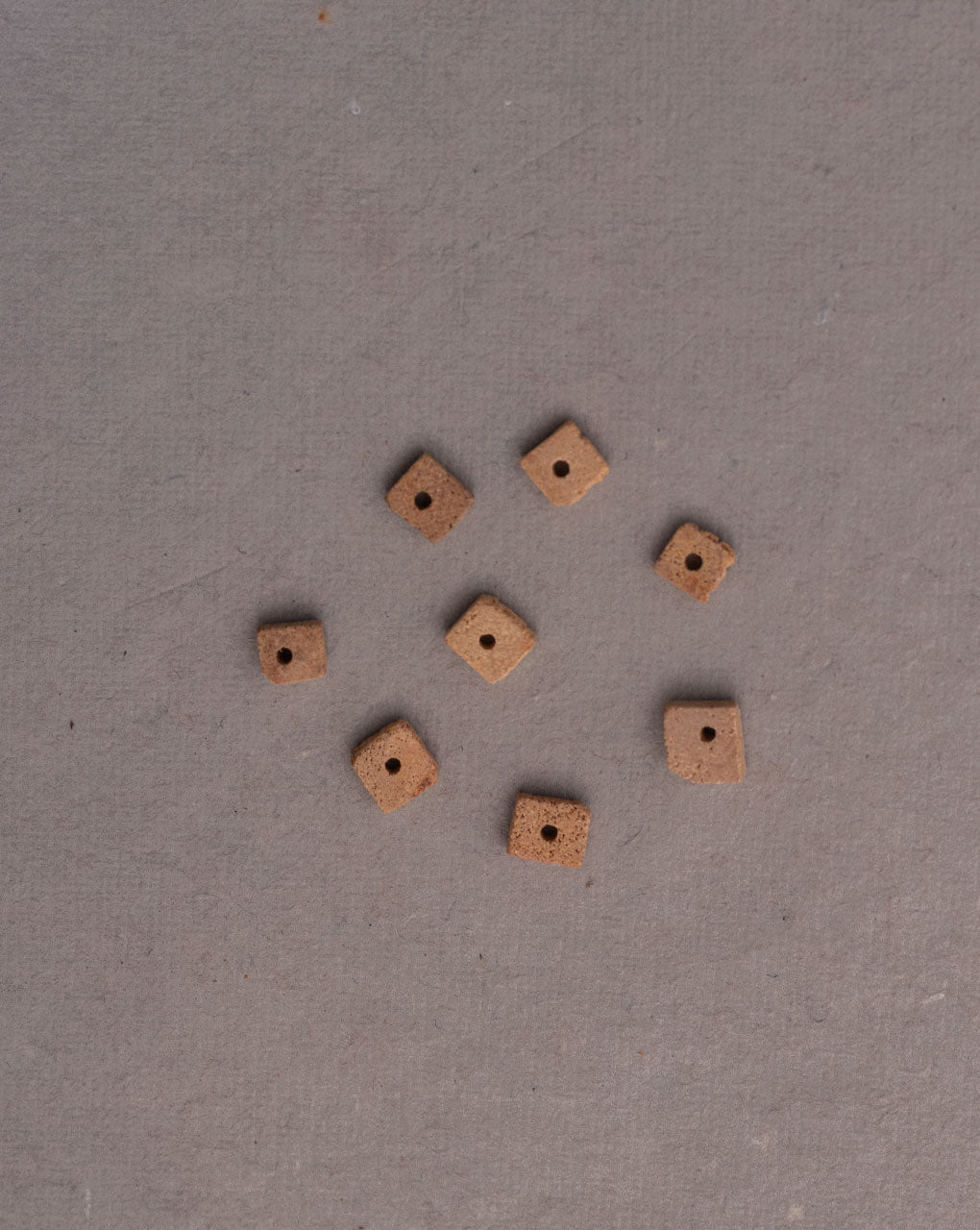 Square Wood Button ( Set Of 6 )