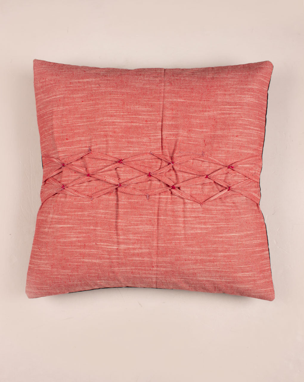 Hand Crafted Cotton Cushion Cover ( 16X16 Inches ) - Fabriclore.com
