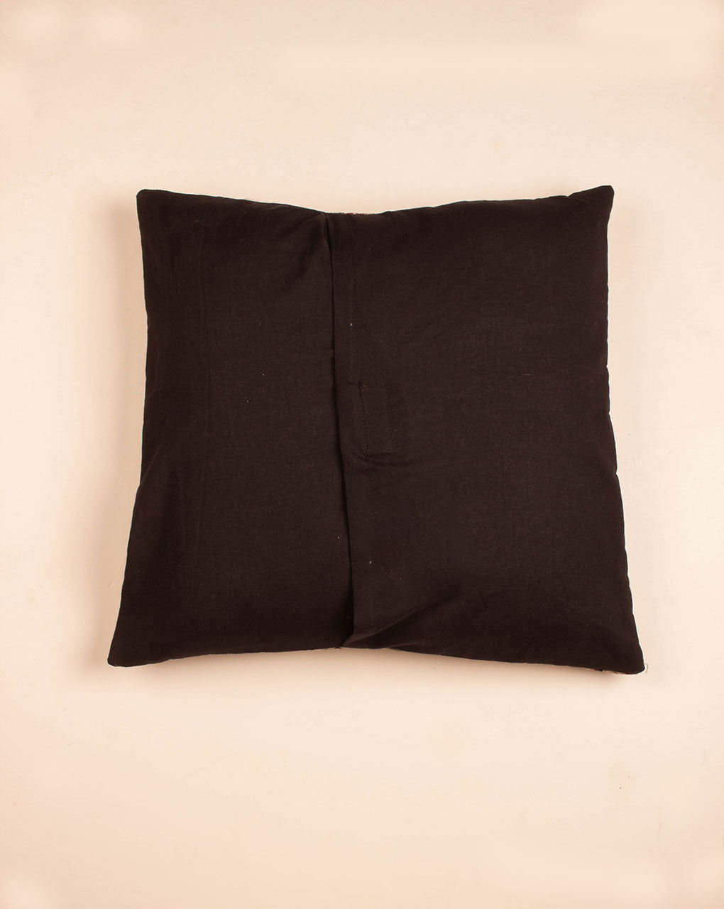 Hand Crafted Kalamkari Cotton Cushion Cover ( 16X16 Inches ) - Fabriclore.com