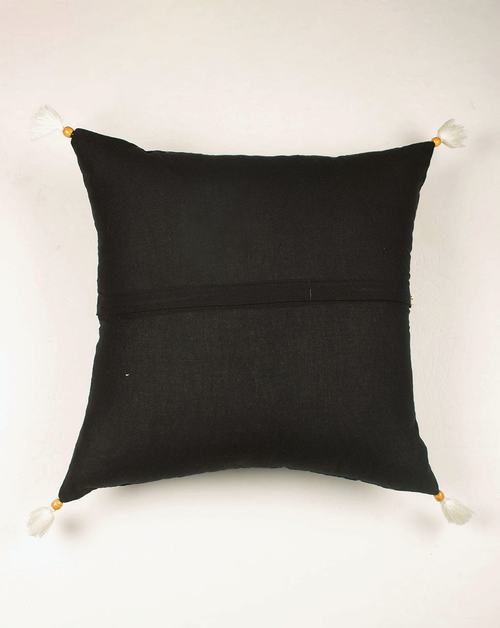 Hand Crafted Akola Rayon Modal Cushion Cover ( 18X18 Inches ) - Fabriclore.com