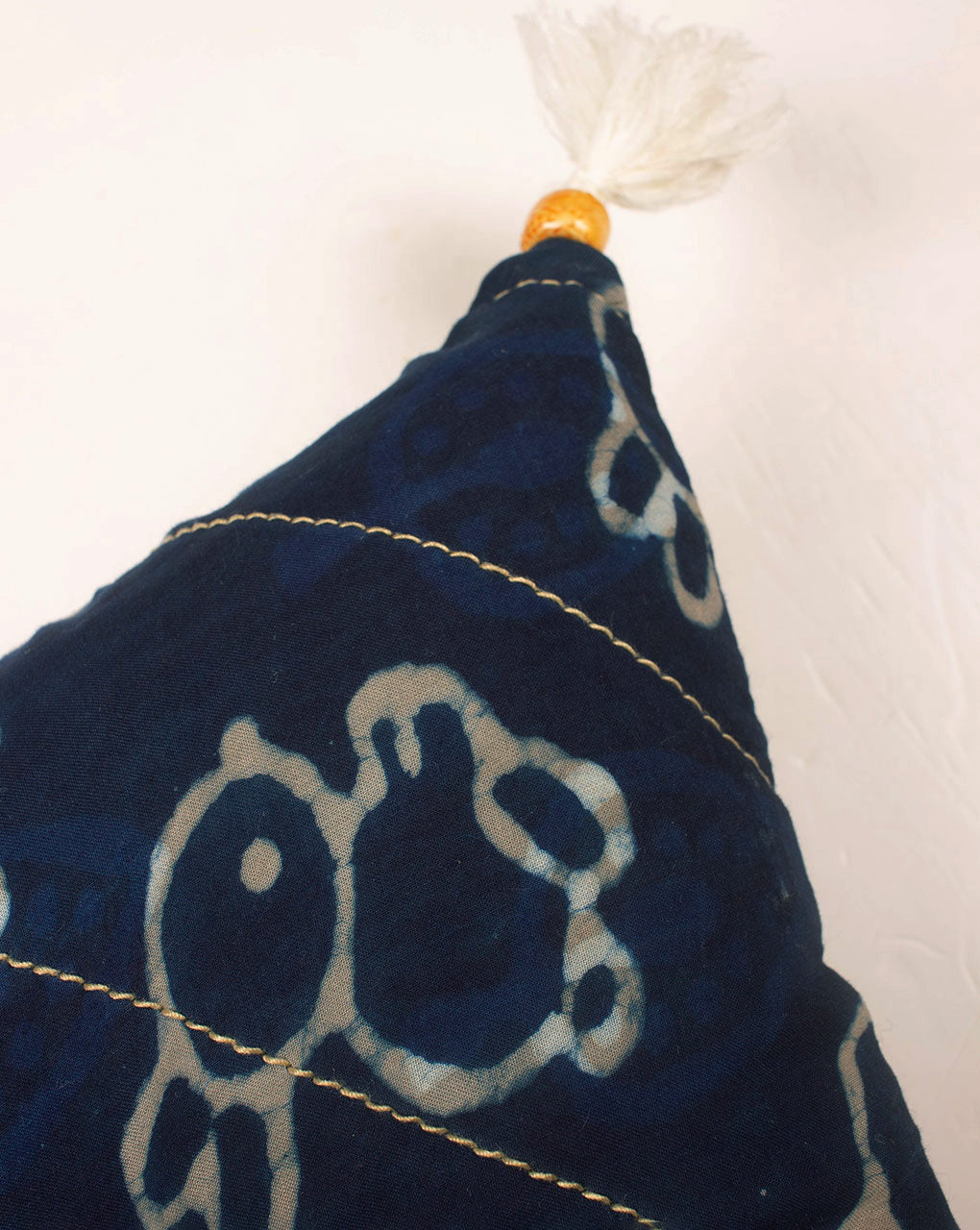 Hand Crafted Akola Rayon Modal Cushion Cover ( 16X16 Inches ) - Fabriclore.com