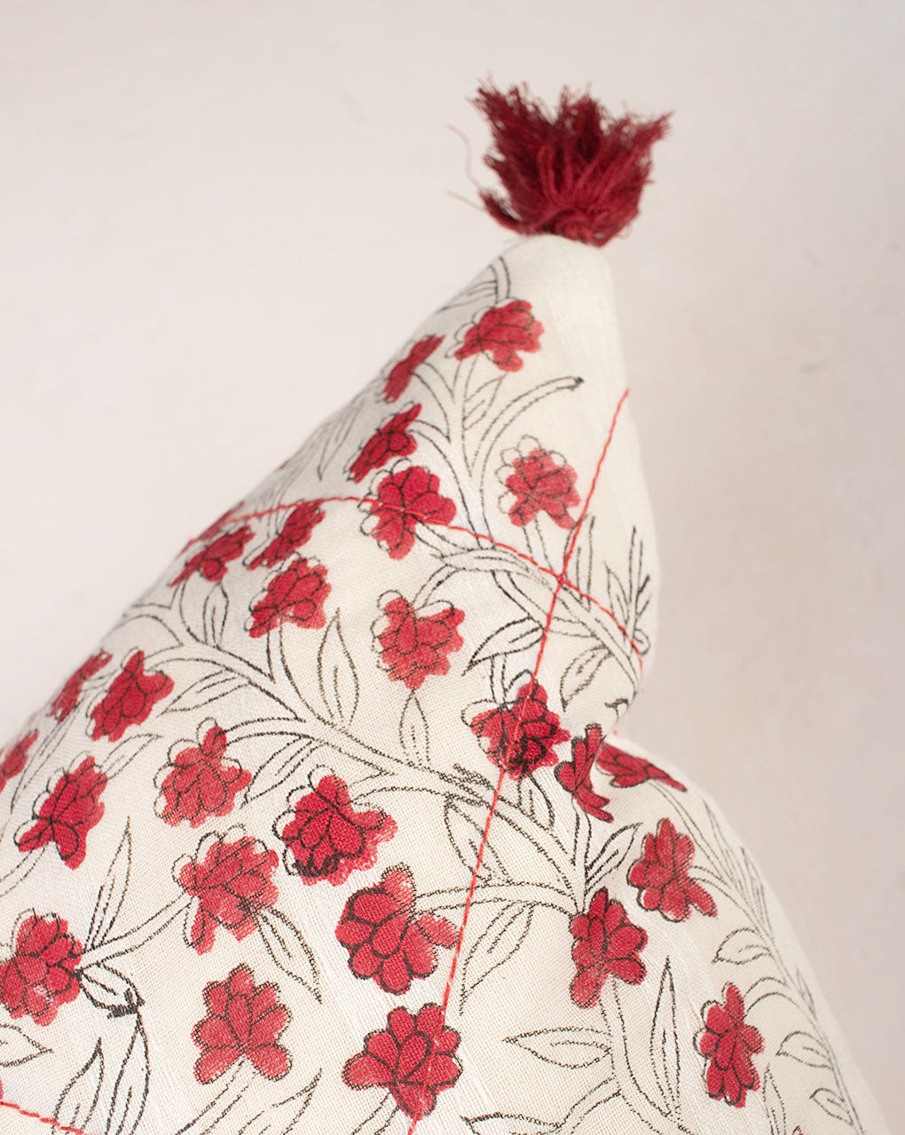 Hand Crafted Cotton Cushion Cover ( 20X20 Inches ) - Fabriclore.com