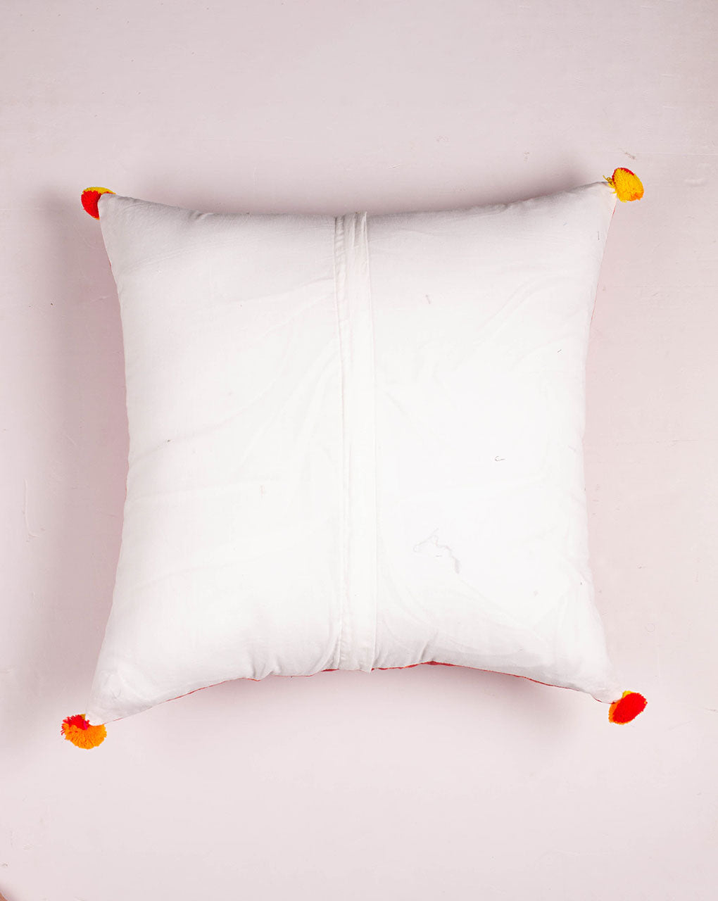 Hand Crafted Cotton Cushion Cover ( 18X18 Inches ) - Fabriclore.com