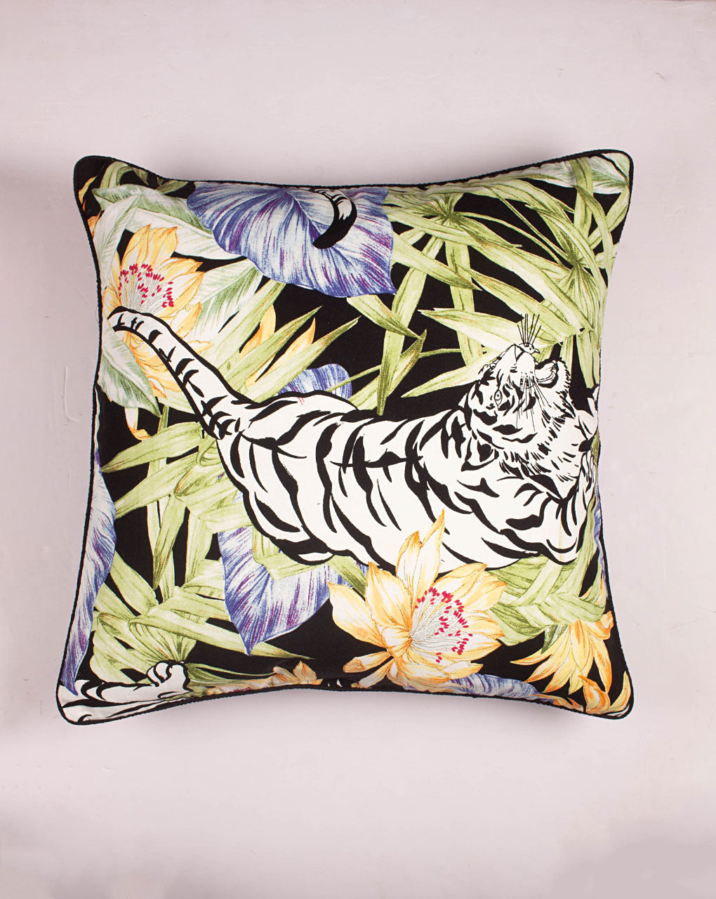 Hand Crafted Rayon Cushion Cover ( 20X20 Inches ) - Fabriclore.com