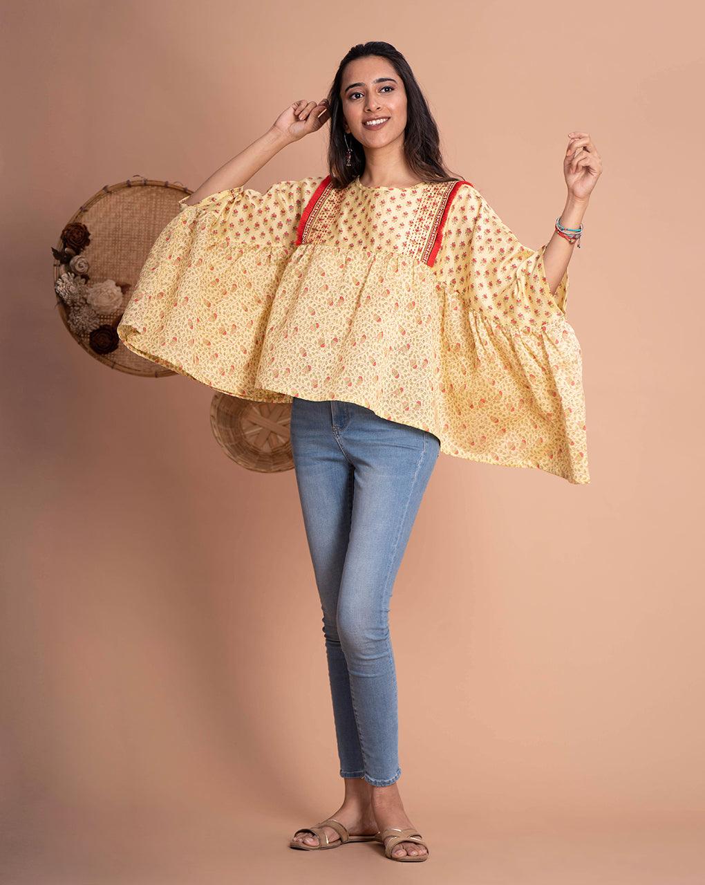 Adira Handcrafted Top - Fabriclore.com