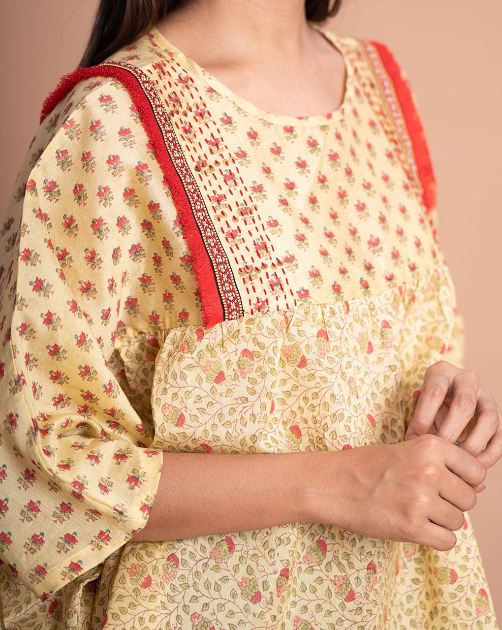Adira Handcrafted Top - Fabriclore.com