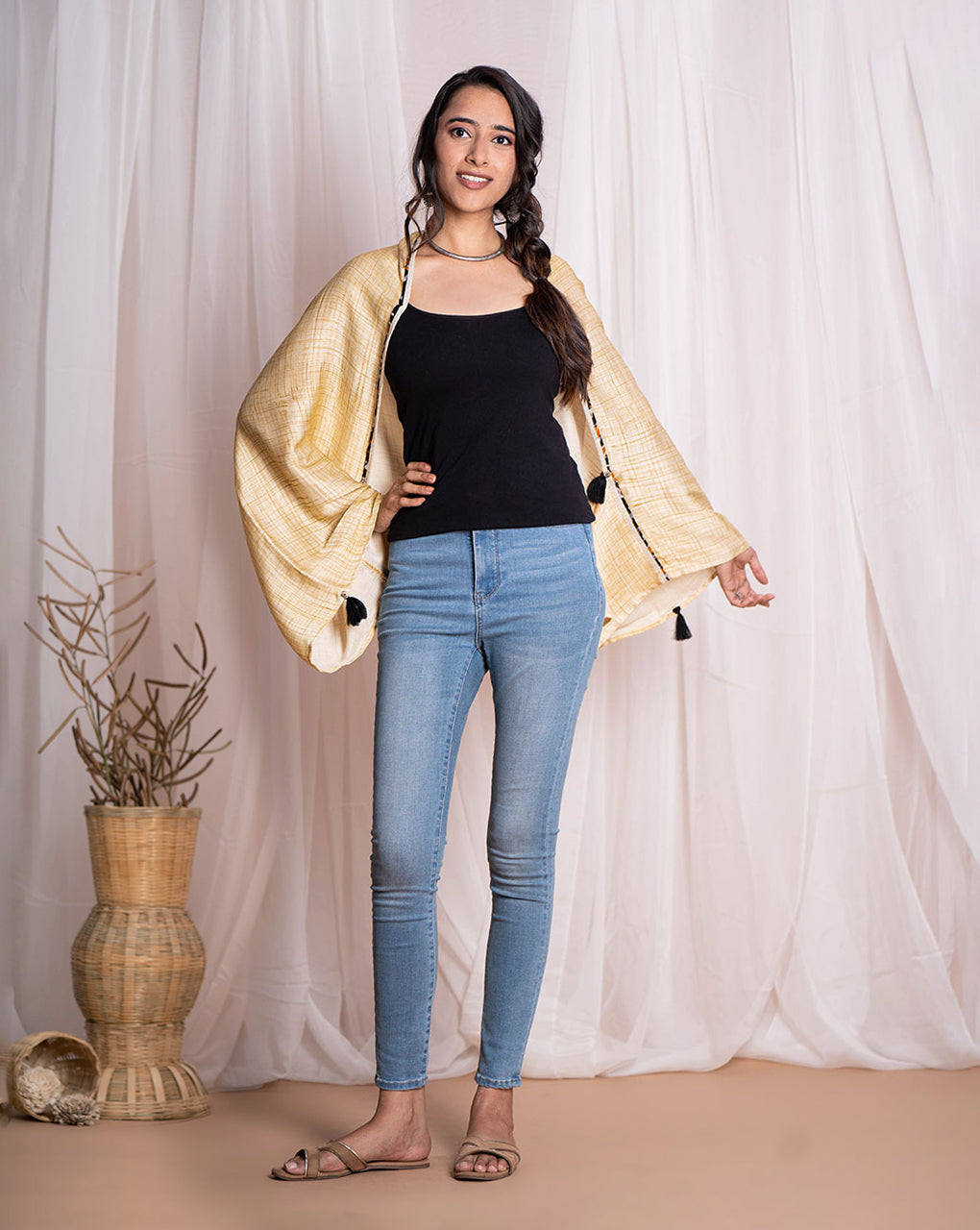 Taya Handcrafted Shrug - Fabriclore.com