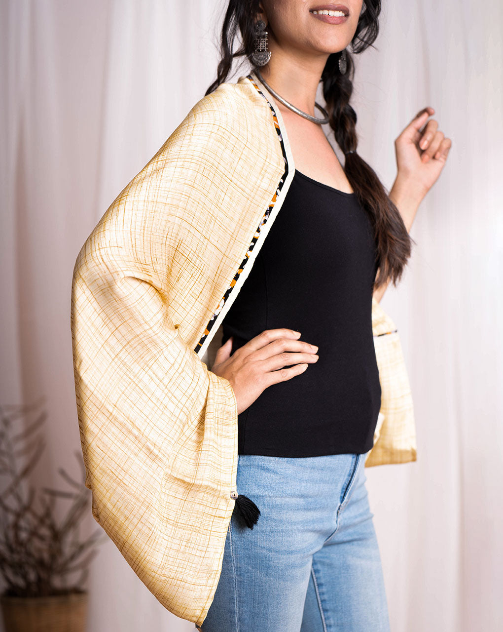 Taya Handcrafted Shrug - Fabriclore.com