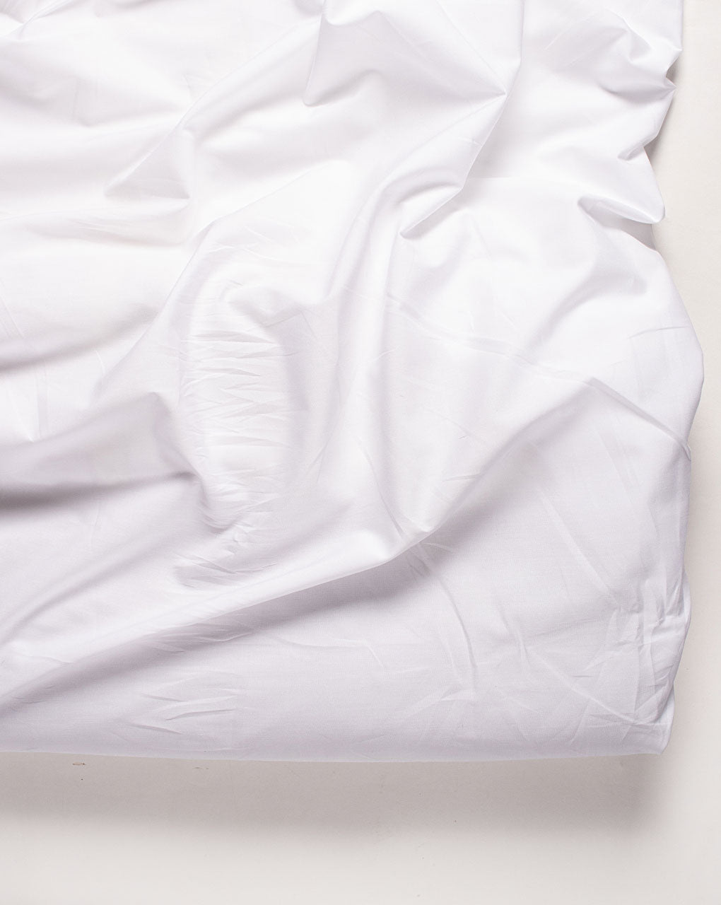 White 40s Cotton Poplin Fabric