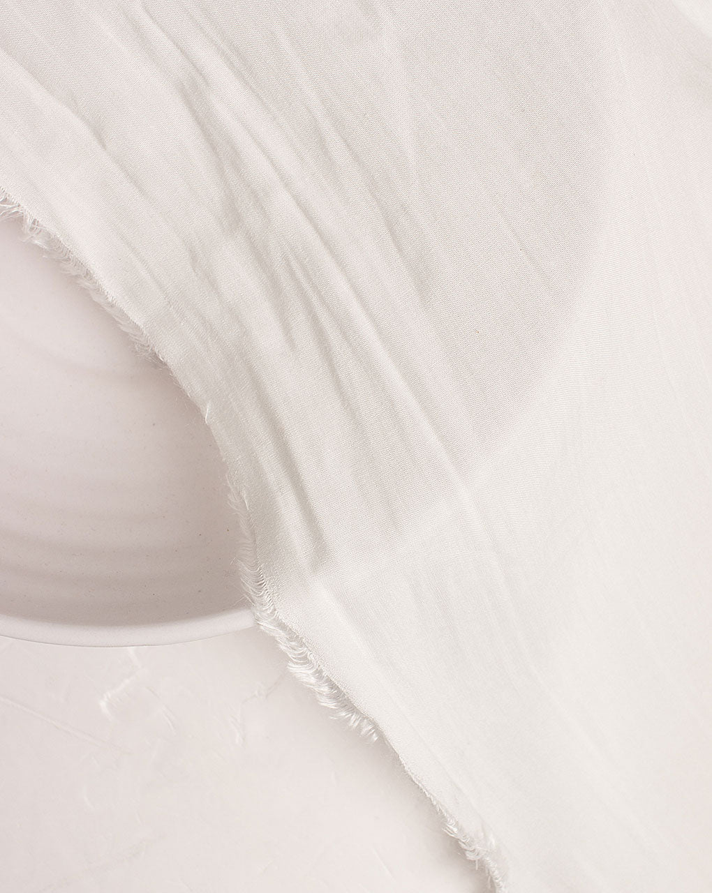 White Plain Dyeable 60'S Modal Fabric ( 110*104 | Width 62 Inch ) - Fabriclore.com
