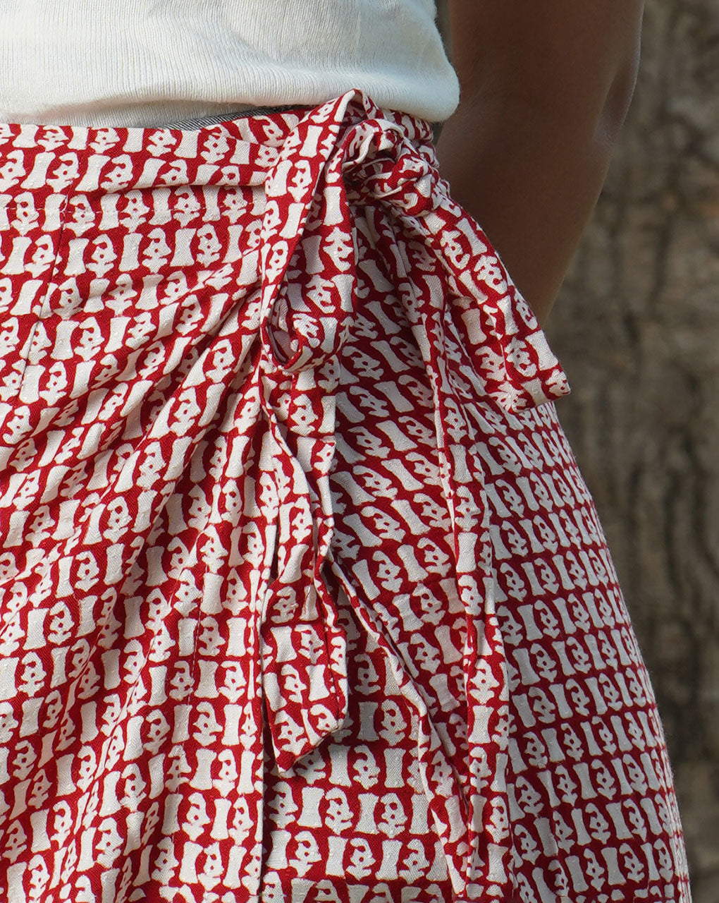 Anahat Wraparound Skirt - Fabriclore.com