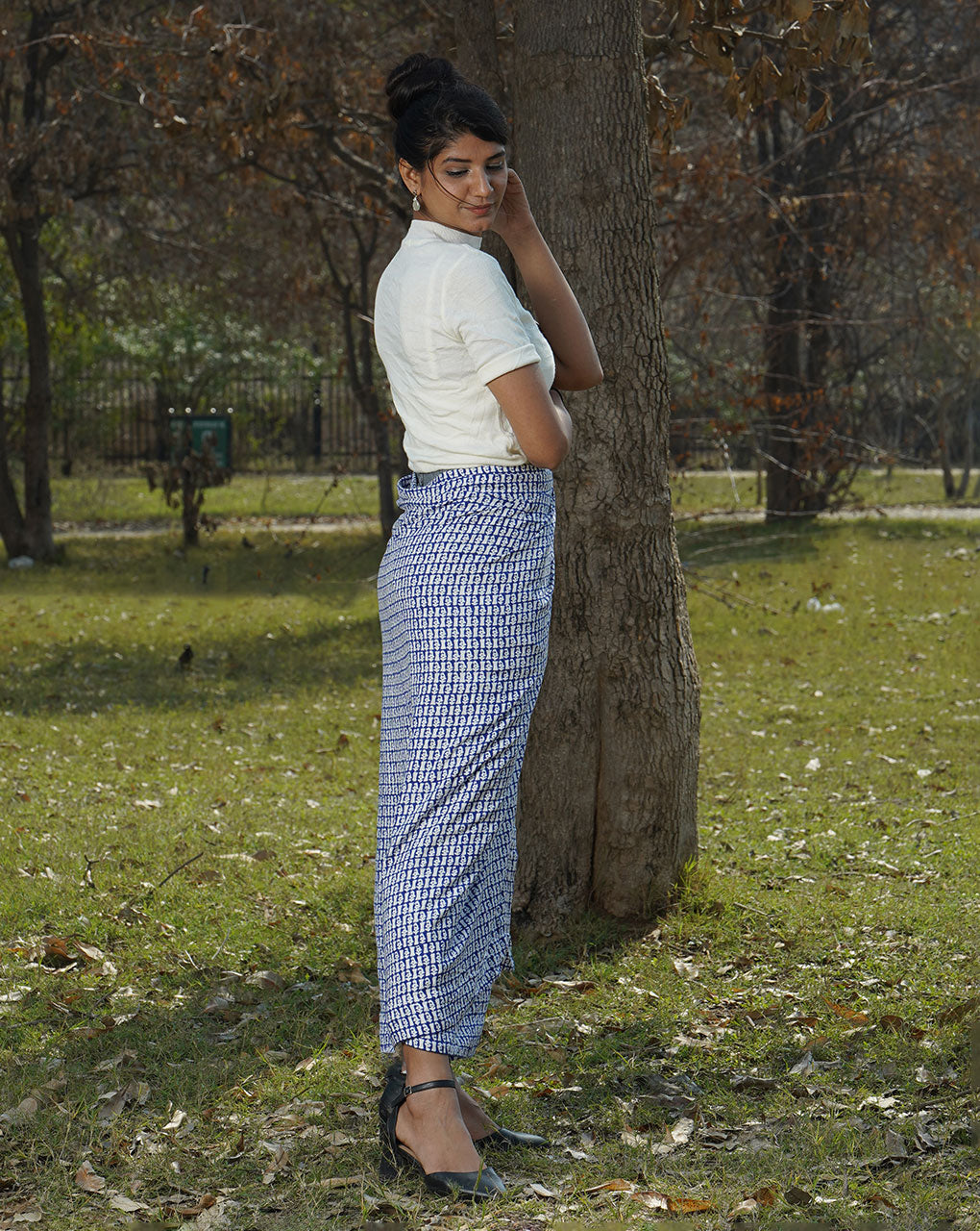 Anahat Wraparound Skirt - Fabriclore.com