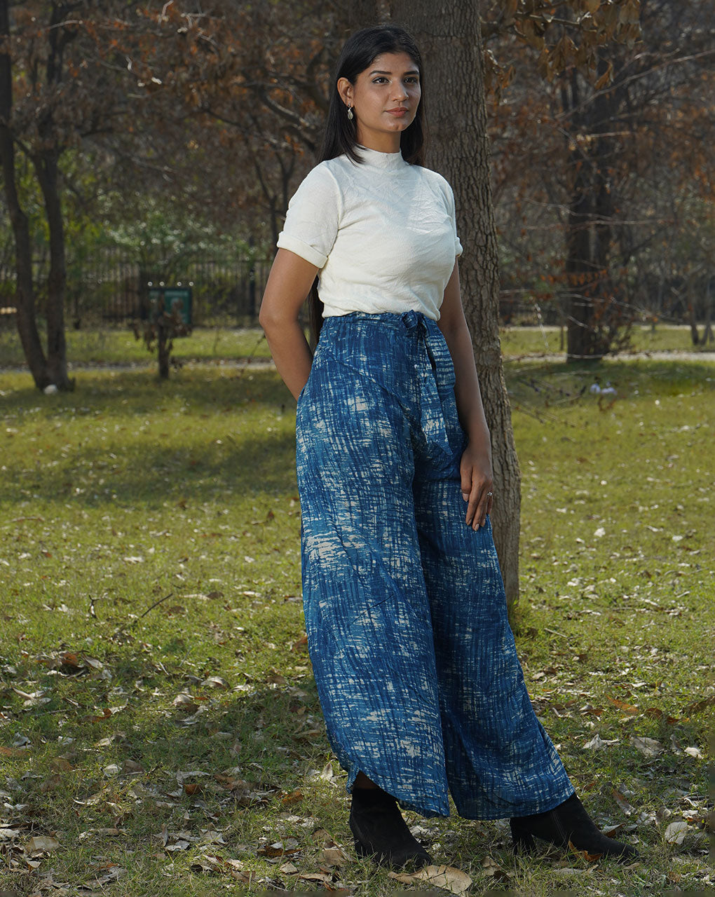 Rahit Wraparound Pants - Fabriclore.com