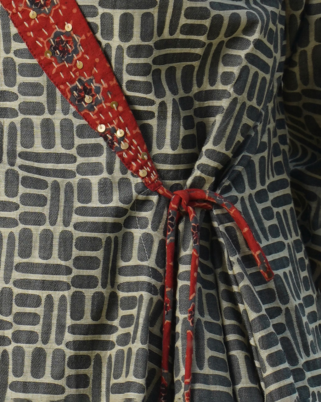 Swetchha Wraparound Dress (With Sleeve) - Fabriclore.com