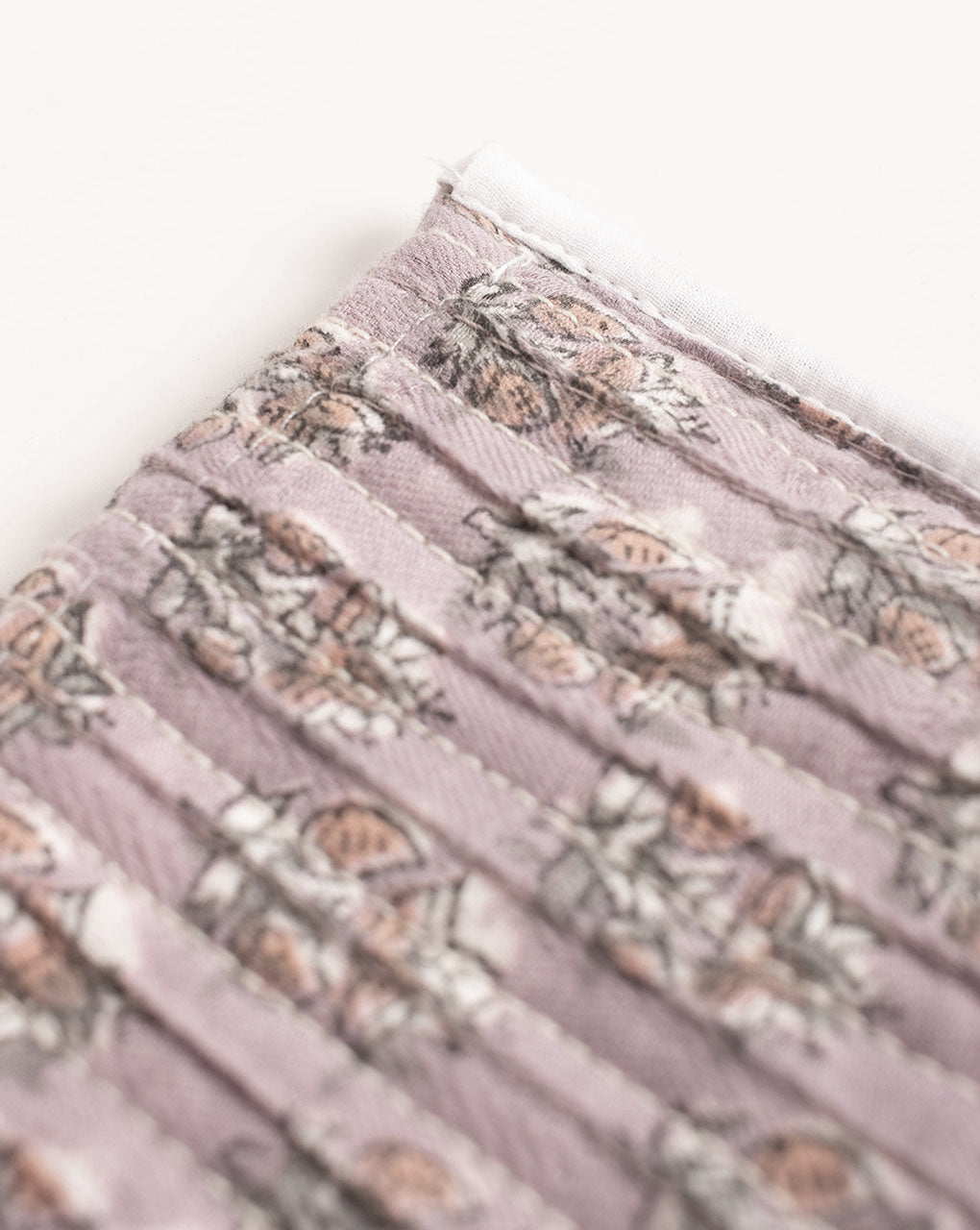 Handcrafted Cotton Quilted Clutch - Fabriclore.com