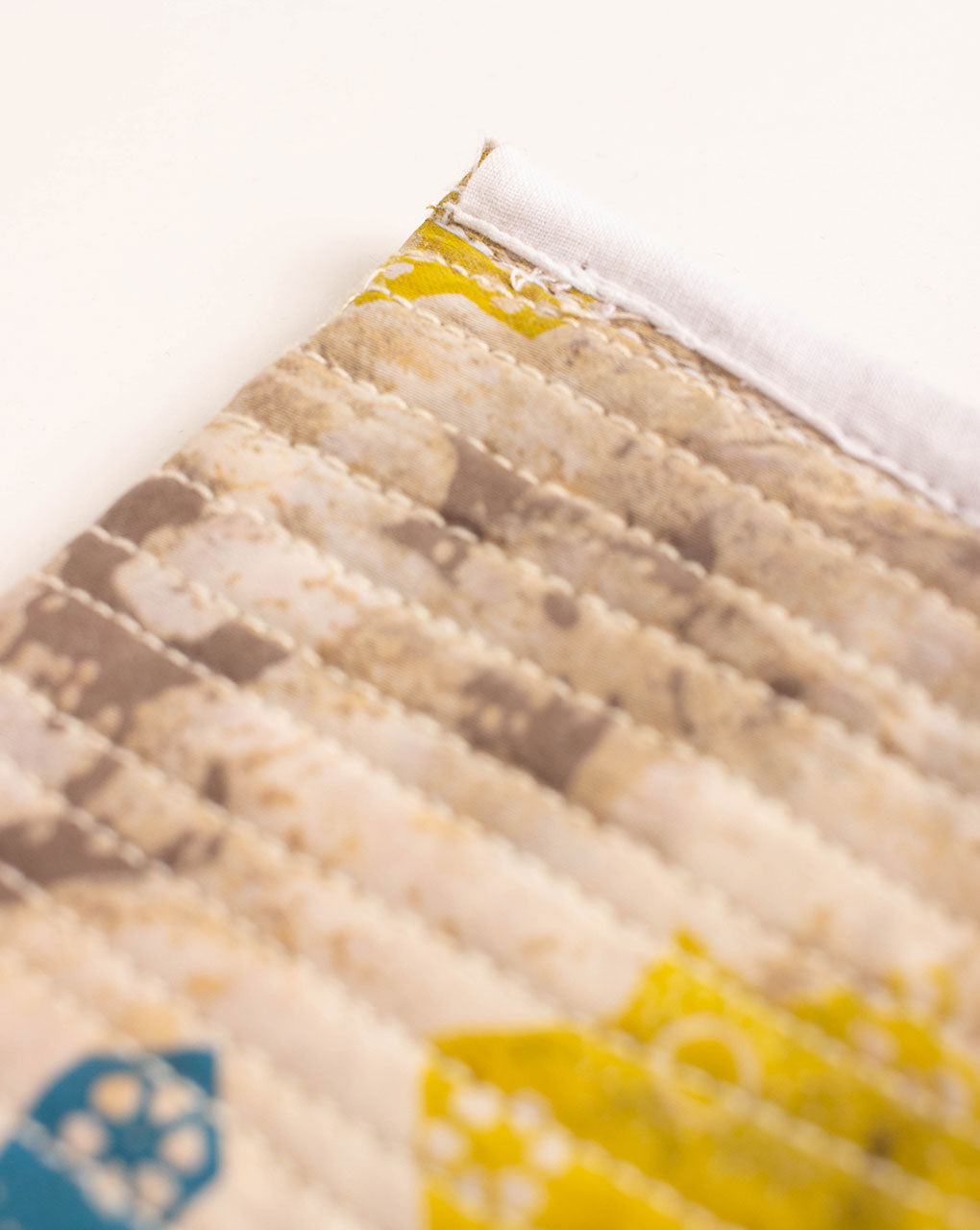 Handcrafted Modal Satin Quilted Clutch - Fabriclore.com